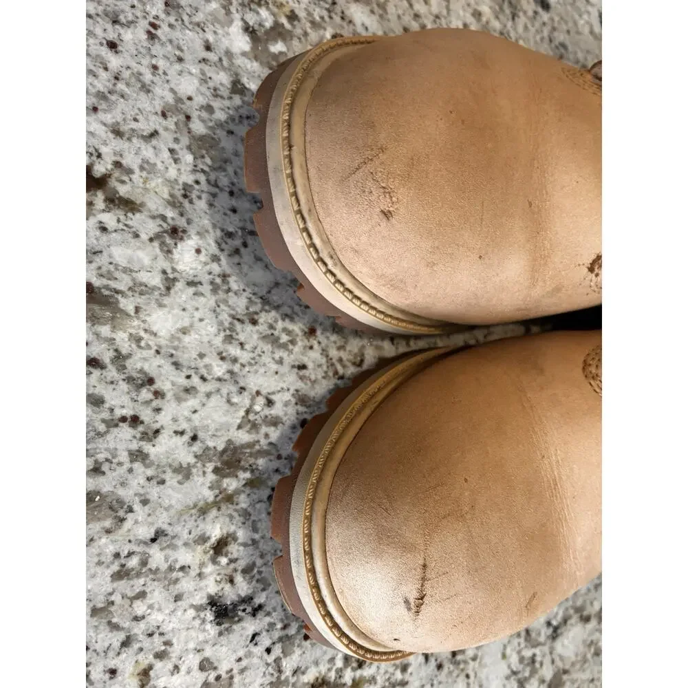 Timberland Culture Kings Premium 6in. Waterproof Boot Chukka Wheat/Gold Zip sz 7